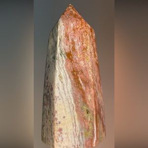 Ocean Jasper Tower , beautiful and substantial . 7in height x 8.25in